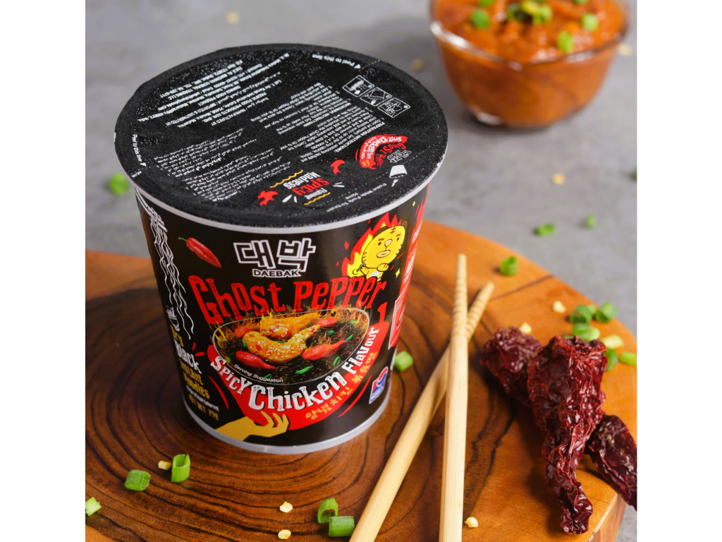 Daebak Ghost Pepper Black Noodles - 79g