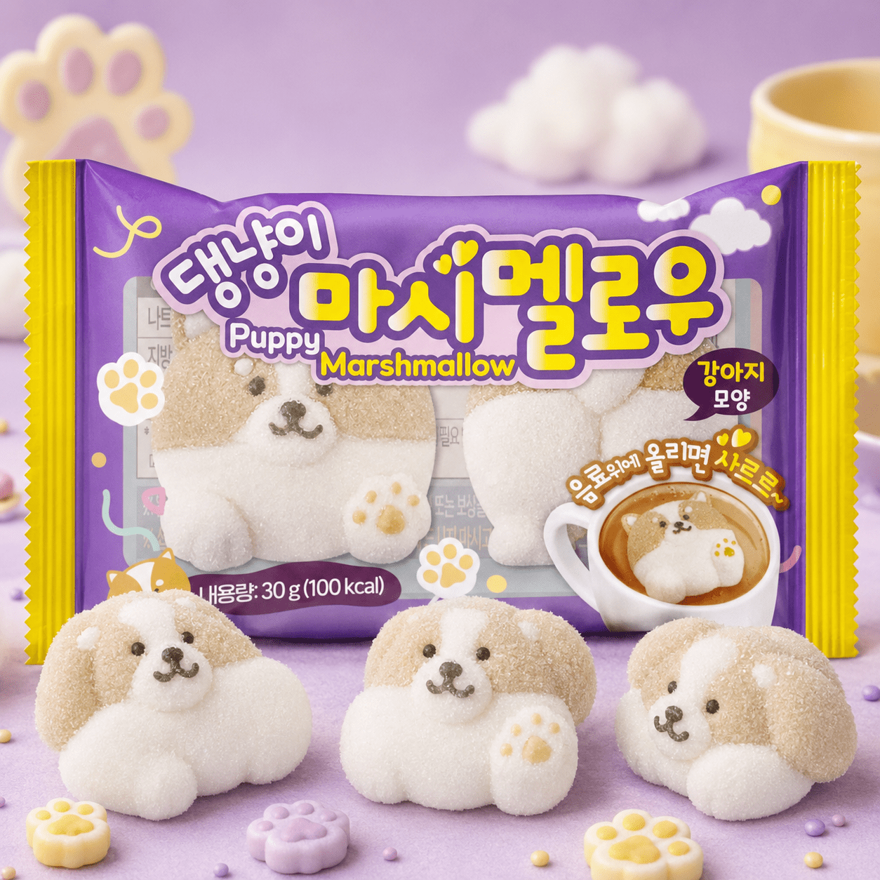 Yum’s Puppy Marshmallow 30 g – Marshmallows in Hundeform – American Candy & Snacks – CANDYKÖNIG