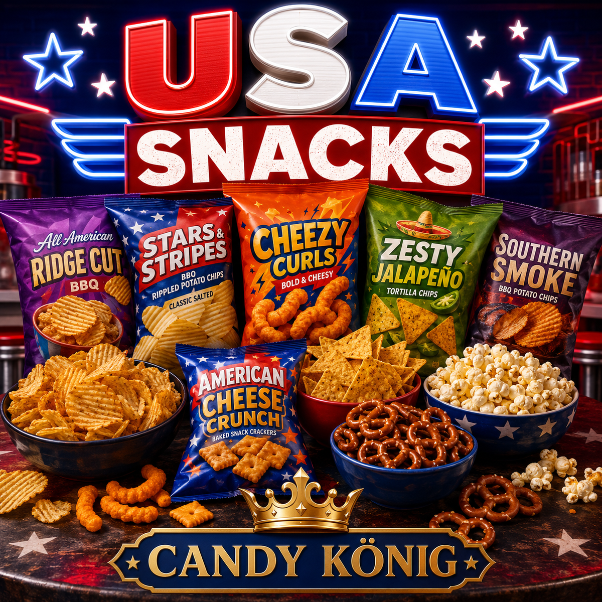 USA Snacks - CANDYKÖNIG