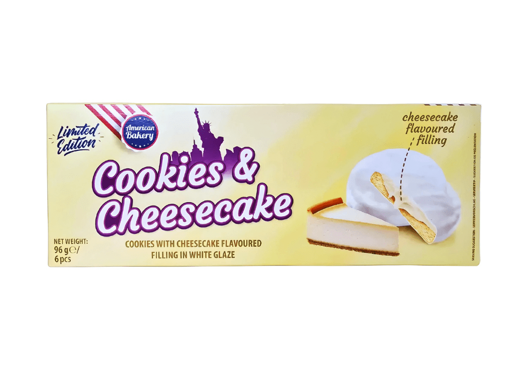 American Bakery Cookies & Cheesecake – Cheesecake-Kekse 96 g – American Candy & Snacks – CANDYKÖNIG