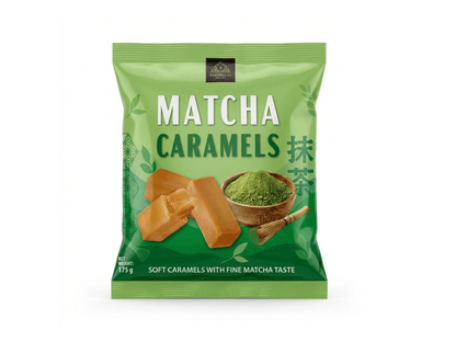 Bardollini Matcha Caramels – Weiche Matcha-Karamellbonbons 175 g – American Candy & Snacks – CANDYKÖNIG