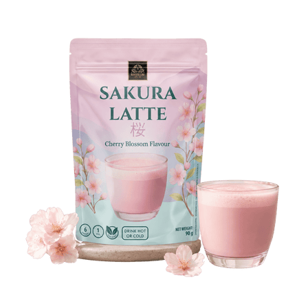 Bardollini Sakura Latte 90 g – Kirschblüten-Getränkepulver – American Candy & Snacks – CANDYKÖNIG