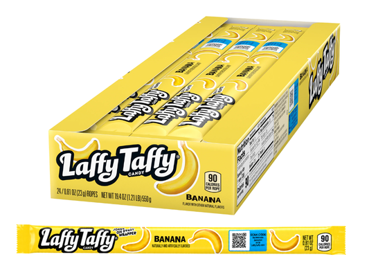Laffy Taffy Banana 23g – Kaubonbon mit Bananengeschmack