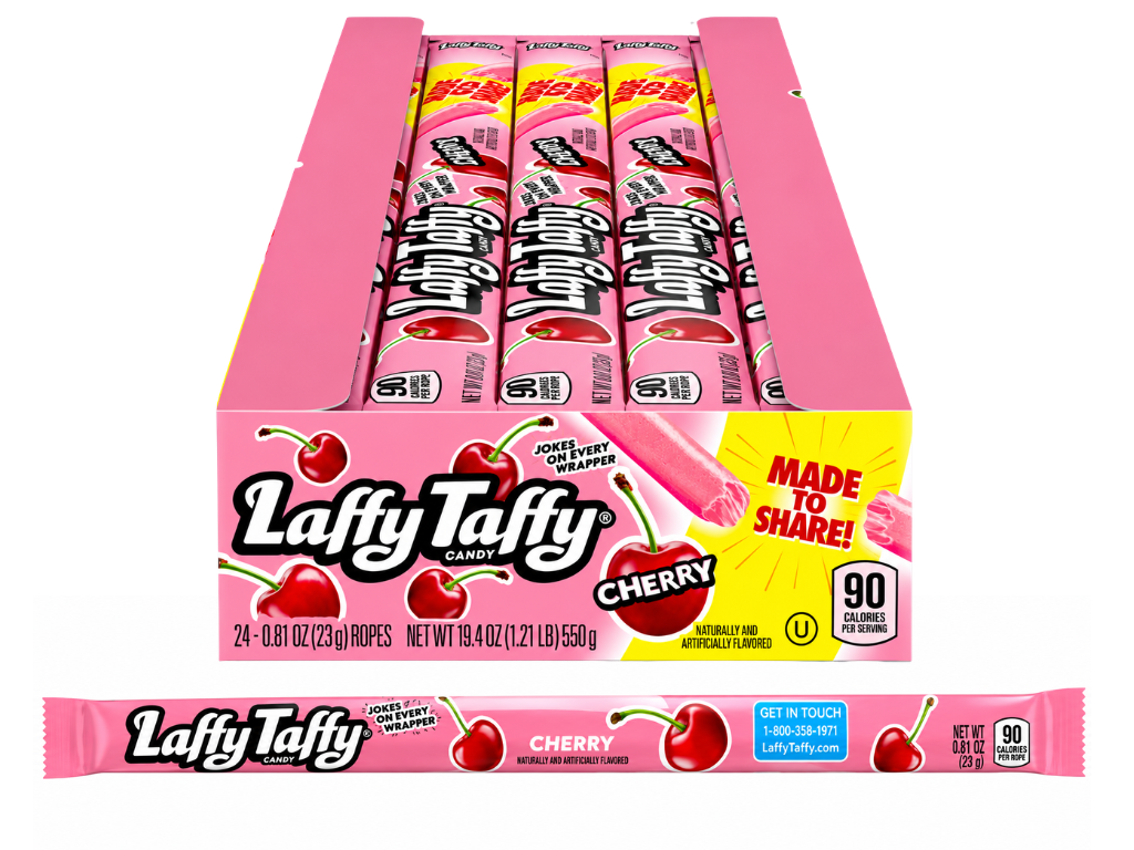 Laffy Taffy Cherry 23g – Kaubonbon mit Kirschgeschmack
