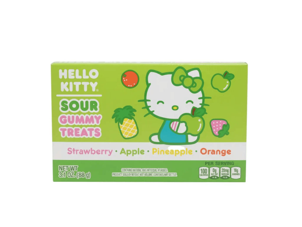 Hello Kitty Sour Gummy Treats – Saure Fruchtgummis 88 g – American Candy & Snacks – CANDYKÖNIG