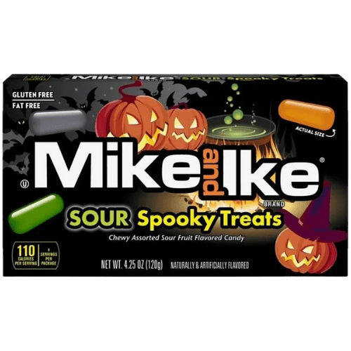 Mike&Ike Sour Spooky Treats 120 gr. IN-OUT – American Candy & Snacks – CANDYKÖNIG