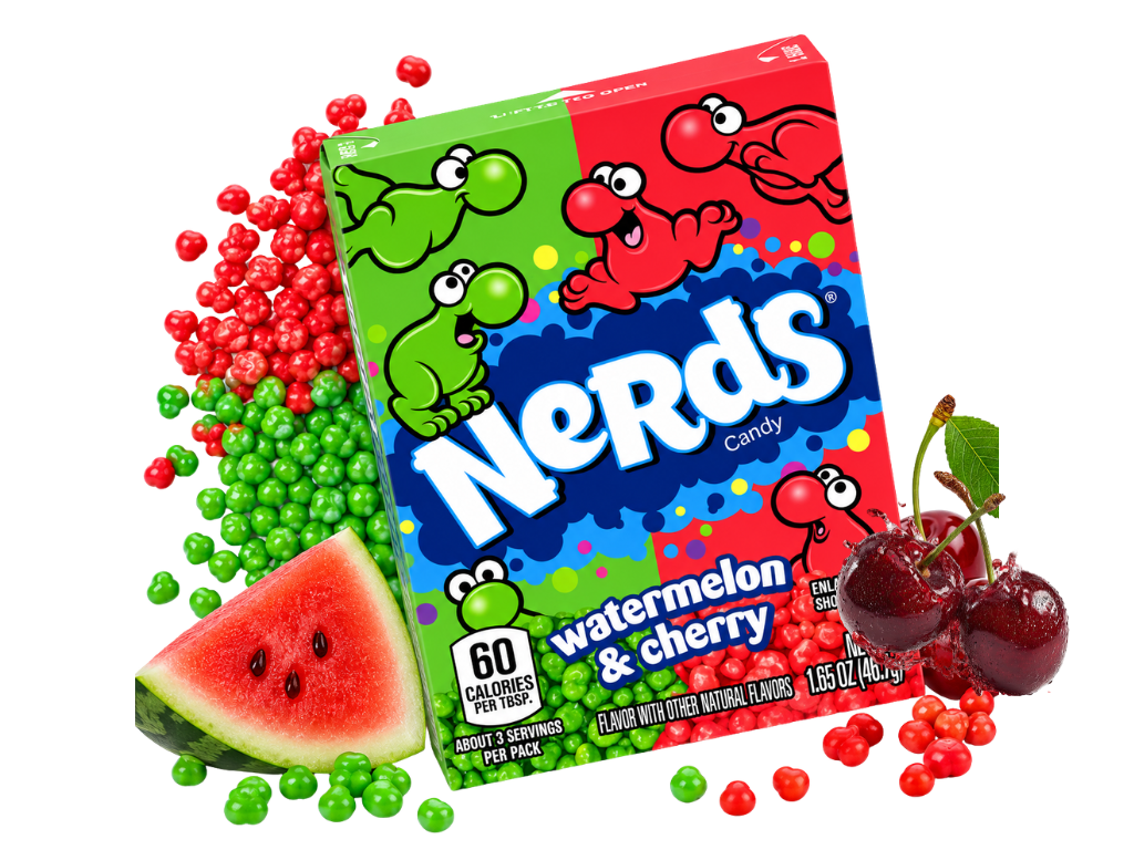 Nerds Watermelon & Cherry - 46,7g