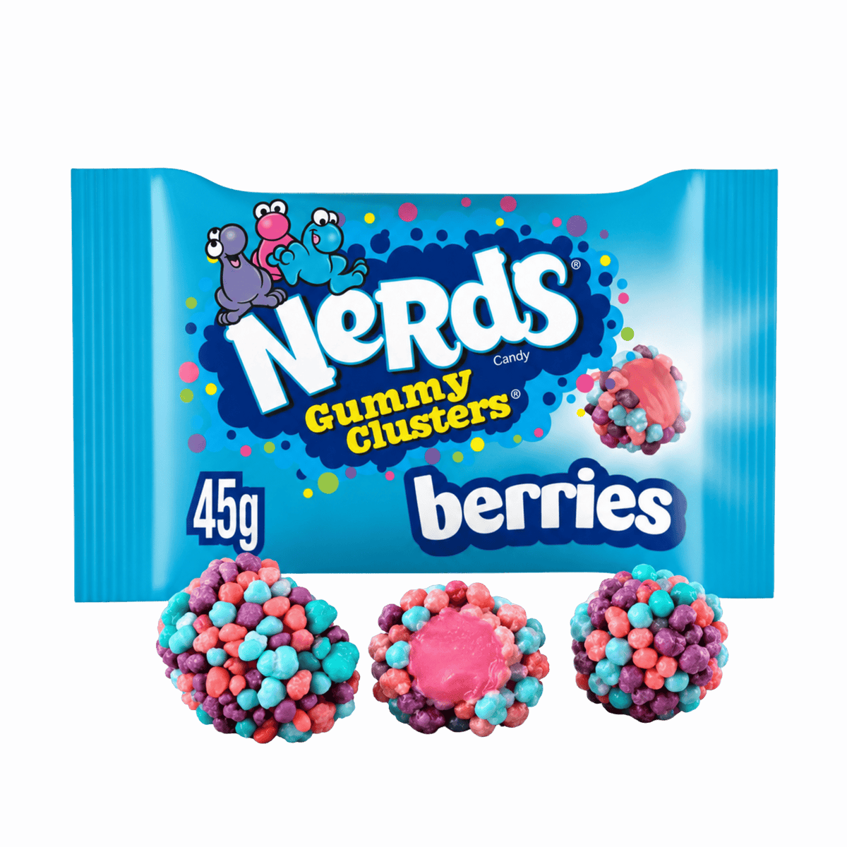 Nerds Gummy Clusters Very Berry 45 g – Original USA Candy – American Candy & Snacks – CANDYKÖNIG