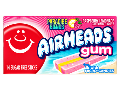 Airheads Gum Raspberry Lemonade mit Micro Candies - 14 Sticks