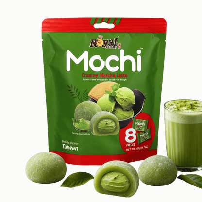 Royal Family Mochi Creamy Matcha Latte 120 g – American Candy & Snacks – CANDYKÖNIG