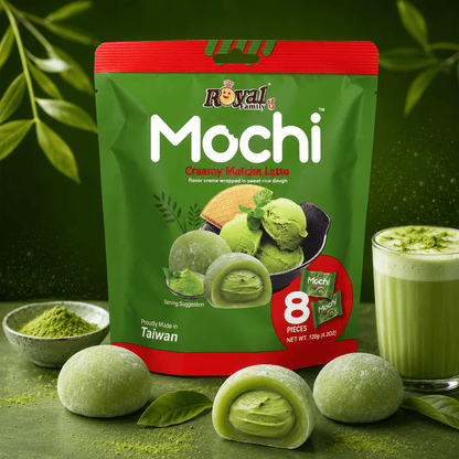 Royal Family Mochi Creamy Matcha Latte 120 g – American Candy & Snacks – CANDYKÖNIG