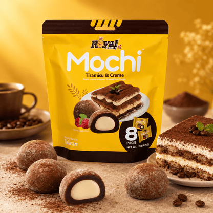 Royal Family Mochi Tiramisu & Creme 120 g – American Candy & Snacks – CANDYKÖNIG