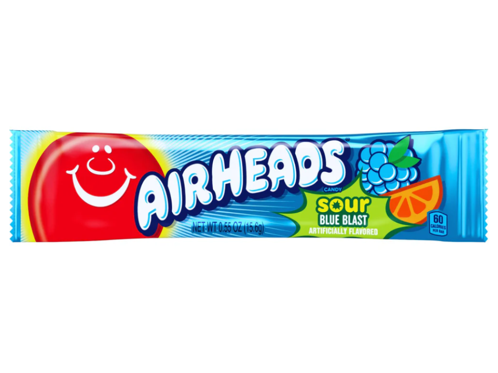 Airheads Sour Blue Blast - 15,6g