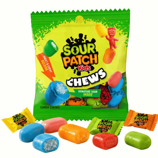 Sour Patch Kids Chews 60 g – Saure Kaubonbons – American Candy & Snacks – CANDYKÖNIG