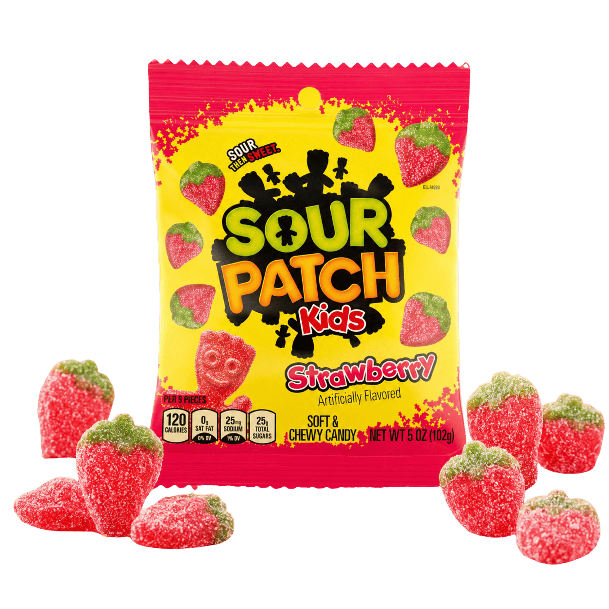 Sour Patch Kids Strawberry 102 g – Saure Erdbeer-Fruchtgummis – American Candy & Snacks – CANDYKÖNIG
