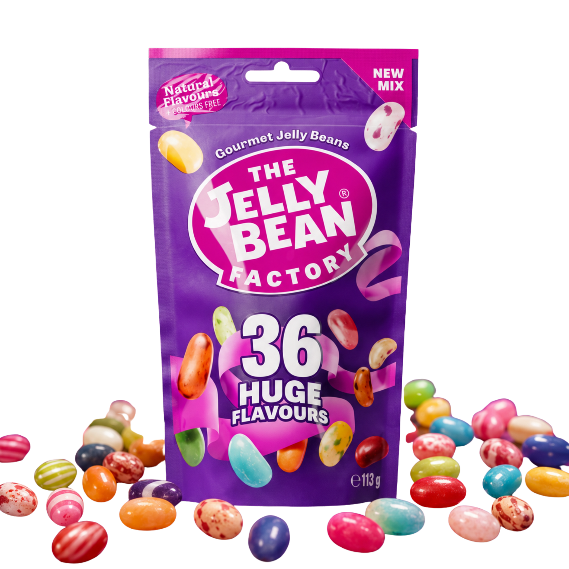 The Jelly Bean Factory 36 Sorten Mix – 113 g – American Candy & Snacks – CANDYKÖNIG