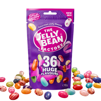The Jelly Bean Factory 36 Sorten Mix – 113 g – American Candy & Snacks – CANDYKÖNIG