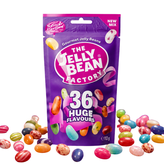 The Jelly Bean Factory 36 Sorten Mix – 113 g – American Candy & Snacks – CANDYKÖNIG