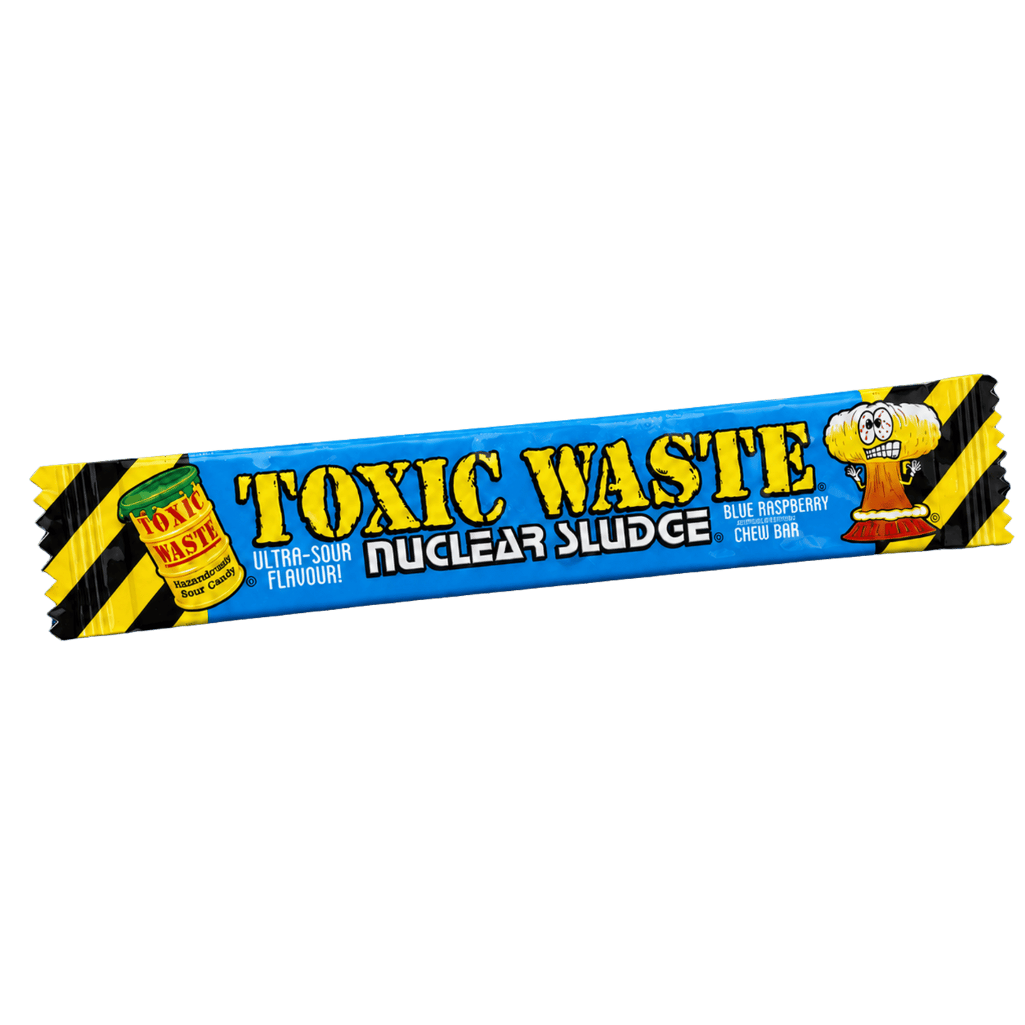 Toxic Waste Blue Raspberry Chew Bar 20 g – Saurer Kauriegel – American Candy & Snacks – CANDYKÖNIG