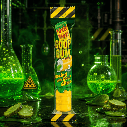 Toxic Waste Goop Gum 43,5 g – Kaugummi mit saurer Füllung – American Candy & Snacks – CANDYKÖNIG