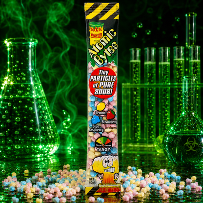 Toxic Waste Sour Atomic Bytes 60 g – Saure Kaubonbons – American Candy & Snacks – CANDYKÖNIG