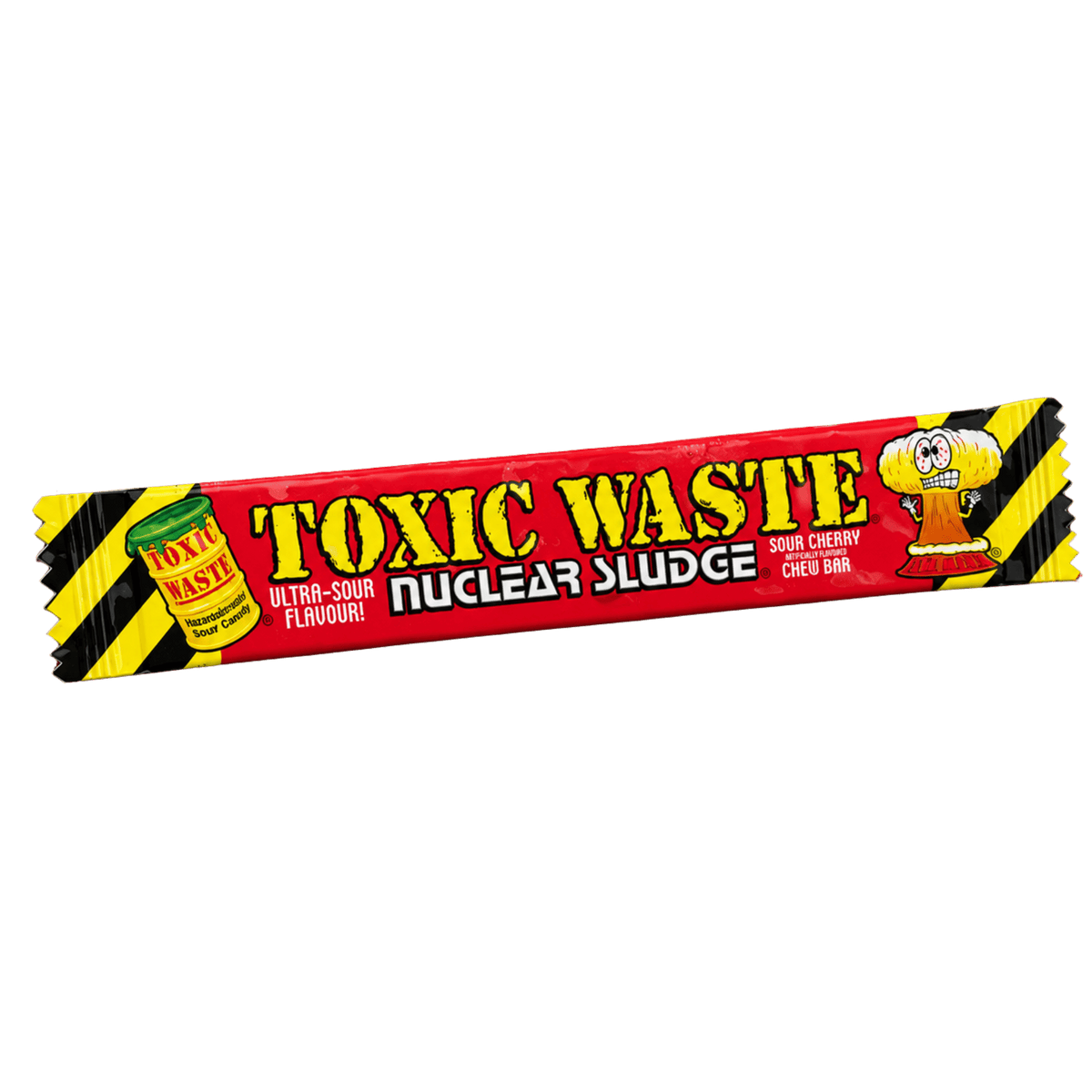 Toxic Waste Sour Cherry Chew Bar 20 g – Saurer Kirsch-Kauriegel – American Candy & Snacks – CANDYKÖNIG
