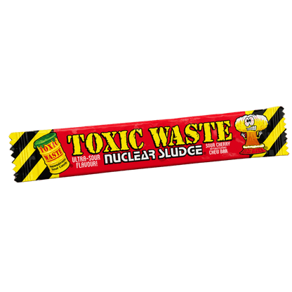 Toxic Waste Sour Cherry Chew Bar 20 g – Saurer Kirsch-Kauriegel – American Candy & Snacks – CANDYKÖNIG