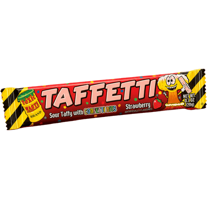 Toxic Waste Taffetti Strawberry 20 g – Saurer Taffy – American Candy & Snacks – CANDYKÖNIG