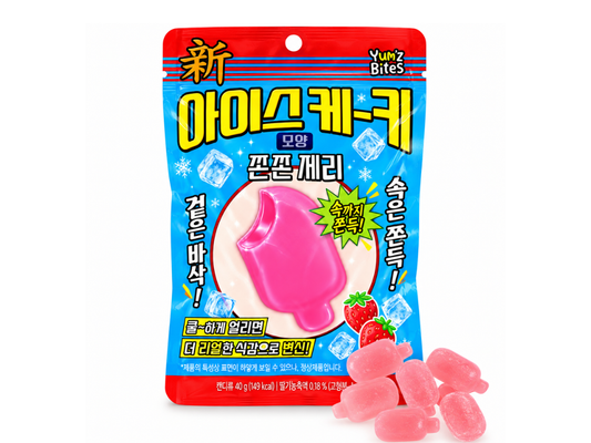 Yum'z Bites Crunch Ice Bar Gummy - 40g