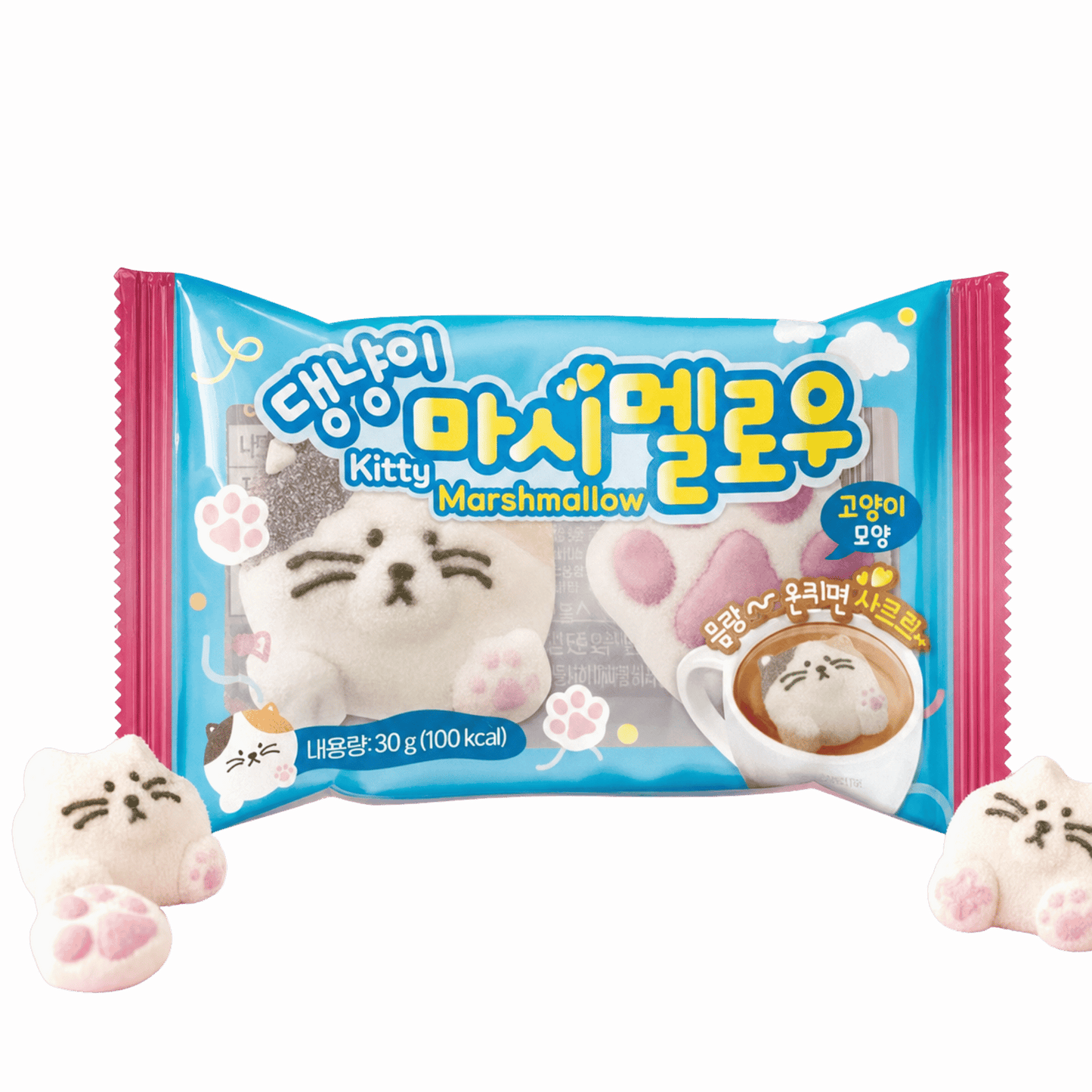 Yum’s Kitty Marshmallow 30 g – süßer Katzen-Marshmallow – American Candy & Snacks – CANDYKÖNIG