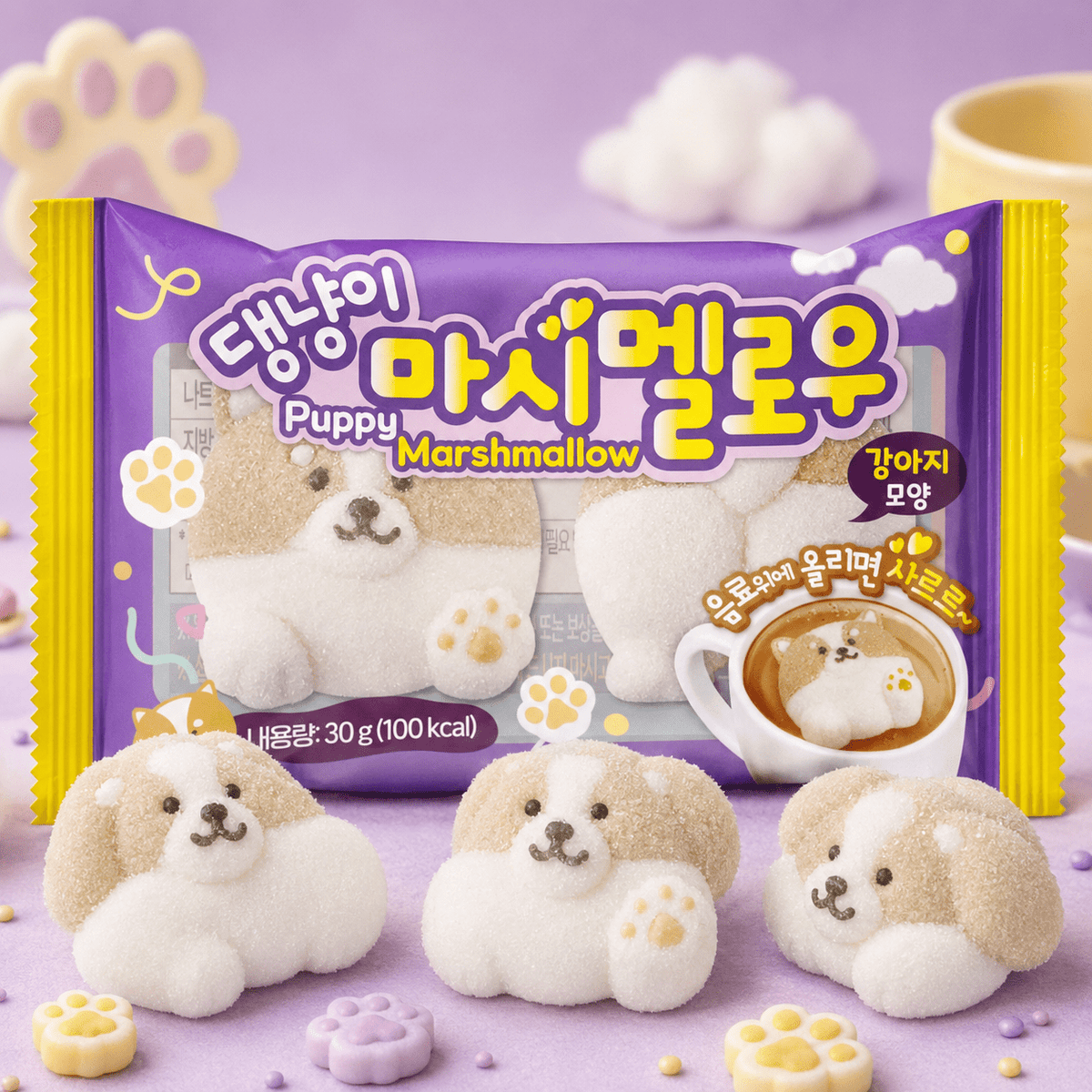 Yum’s Puppy Marshmallow 30 g – Marshmallows in Hundeform – American Candy & Snacks – CANDYKÖNIG